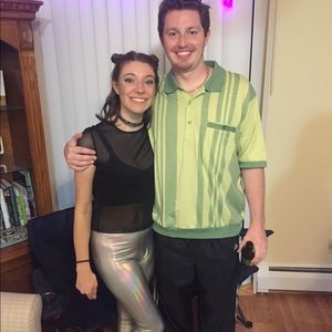 Holographic leggings